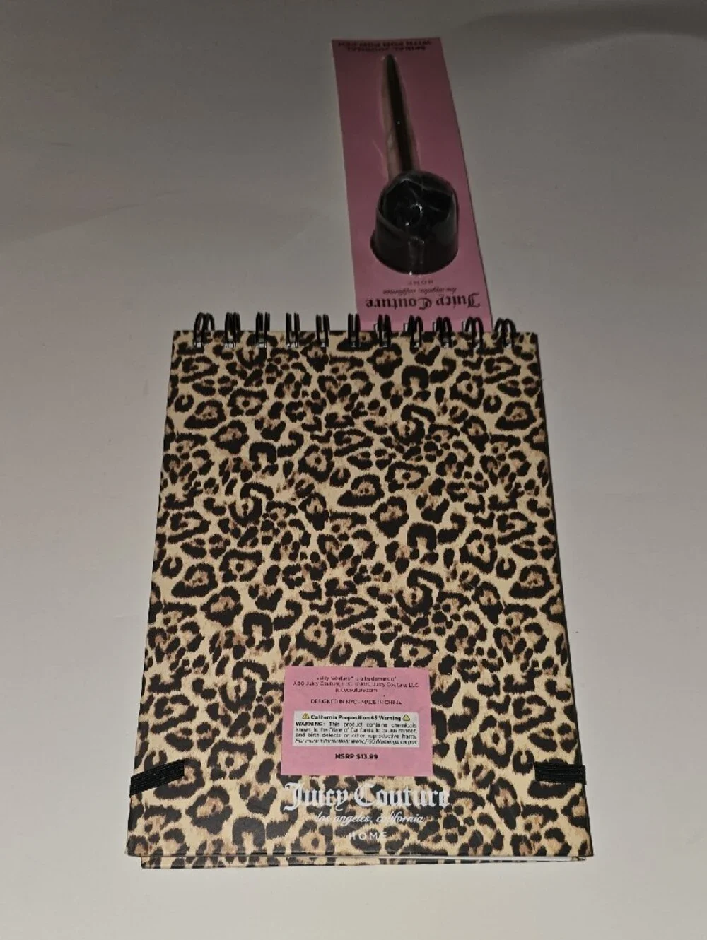 Juicy Couture Leopard Spriral Journal